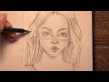 SKETCH PROCESS/ how I draw faces