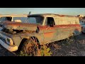 Junkyard Full of Abandoned Muscle Cars, Classic Cars and Trucks