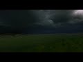 Dark Thunderstorm Approaches Over Valley | Calm Before the Storm Ambience | 3 HOURS
