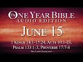 June 15 - One Year Bible Audio Edition