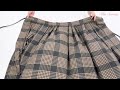 No zippers, no elastic bands - Sewing beautiful and stylish skirts, easy for beginners