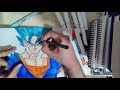 Drawing Vegito Blue