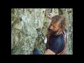 Pete Livesey toys with Chris Bonington on Footless Crow, E5 6c Goat Crag