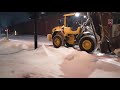 Snow Removal Operation in Westboro in OTTAWA Ontario Canada #heavyequipment
