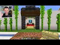 1 pixel house in Minecraft