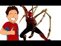 NIVELES DE PODER DE IRON SPIDER VS SYMBIOTE SPIDER - EXPLICACIÓN COMPLETA l Dragon Punch Spider Z