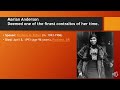 African History Month Presents: Marian Anderson Video