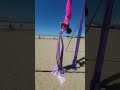 Rigging Silks on the Beach
