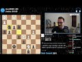Levy starts DANCING after SUB finds QUEEN SACRIFICE CHECKMATE
