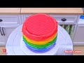 Delicious Rainbow Cake🌈1000+ Miniature Rainbow Cake Recipe🌞Best Of Rainbow Cake Ideas