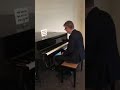 Playing Enya on the piano