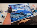 POV Mesmerizing Blue Marble Epoxy Top