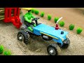DIY TRACTOR is stuck in the mud with trolley / most creative science projects / top scientific idea