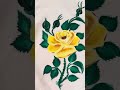 Easy rose flower painting for beginner#handpaintedsuitdesign#like ,share and subscribe my channel 🙏🙏