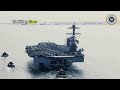 US New Aircraft Carrier with Deadly Huge Laser Gun on Its Back