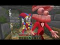 JJ and Mikey Hide From Scary All new Monsters from DIGITAL CIRCUS Minecraft - Maizen