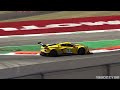 Corvette C8.R GTE Race Car: Accelerations, Loud Downshifts & Flat-Plane LT6 V8 Sound!
