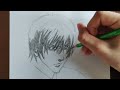 How to draw Light Yagami from Death Note