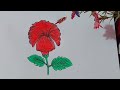 জবা ফুল আর্ট/ How to draw Hibiscus Flower