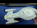 Star Trek Bandai USS Voyager 1:850 Scale Review.