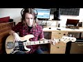 The Doors - Riders on the Storm (bass cover with tabs in video)
