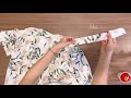 Very easy ⭐ Wrap Palazzo Pants Cutting and Sewing | Wrap culottes trousers sewing tutorial