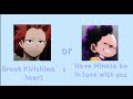 WOULD YOU RATHER // bnha | mha edition //