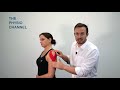 How to apply tape to reduce shoulder pain | RockTape | K-Tape | Kinesiology Tape