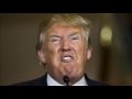 Donald Trumps reaction to Campaign Speech ( Hilarious )