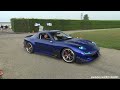 Mazda RX7 Compilation | Accelerations, Flames, Turbo Sounds, ...