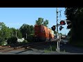 CSX I017 westbound through Voorheesville, NY on the morning of 7/20/23