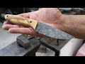 The process of making knives out of discarded chains. Amazing Korean handmade knife workshop