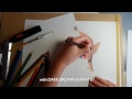 REALISTIC PORTRAIT TUTORIAL 12 SET PRISMACOLOR EMMA WATSON