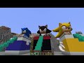 What INSIDE HOUSE SONIC! SUPER SONIC! SHADOW SONIC! KNUCKLES! TAILS in Minecraft Compilation #sonic