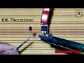 How to make automatic fan at home. Auto fan with Thermistor. YouTube Short video.