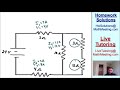 Circuit analysis - Solving current and voltage for every resistor