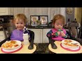 Twins try mozzarella sticks