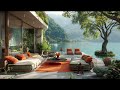 Jazz Relaxing Music At Cozy Lakeside Ambience ☕ Smooth Jazz Instrumental Music for Work And Focus