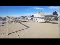 Solar panels destroyed by sandstorm