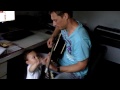 Arnaud: Playing Daddy's Guitar