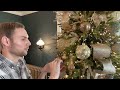 Christmas Decorate With Me! Balsam Hill Silverado Slim Christmas Tree , Ornaments, Ribbon, & Topper