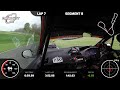 Racing Honda's Race 1 on board 30/04/2023 cadwell park in the civic type r  FN2