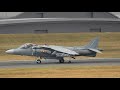 The full show of the Harrier Jump Jet at the Farnborough Air Show, July 2018
