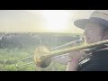 Serenading My Cows with 6 Trombones -- Mother by #meghantrainor --Arr. Lucas Hulett  #farm #cow