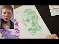 SIMPLE Alcohol Marker & Fineliner Portrait Sketching Demo! ✍️ ft. Ohuhu products!
