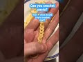 Can you crochet pasta? #shorts #funny #strange #experiment #funnyvideo #pasta #crochet