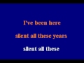 Tori Amos - Silent All These Years - Karaoke