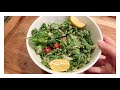 TWO quick and healthy KALE SALAD recipes! + TWO whole food salad dressing ideas!