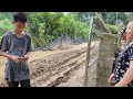 The orphan boy went to the forest to harvest bamboo shoots to sell.  Ly Tieu Quy