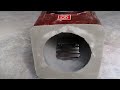 How to make a unique wood stove from an old iron box